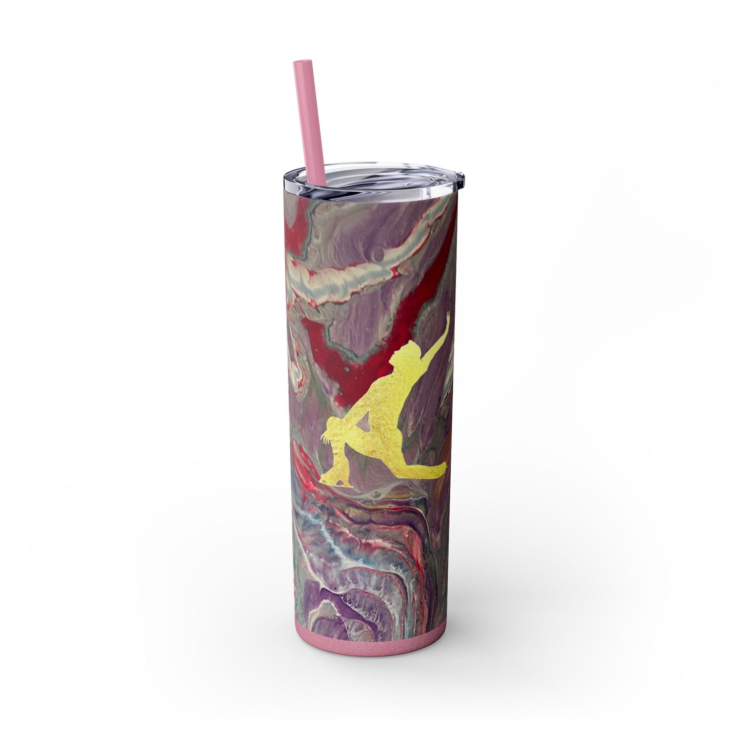 Skinny Tumbler mit Strohhalm, 20oz