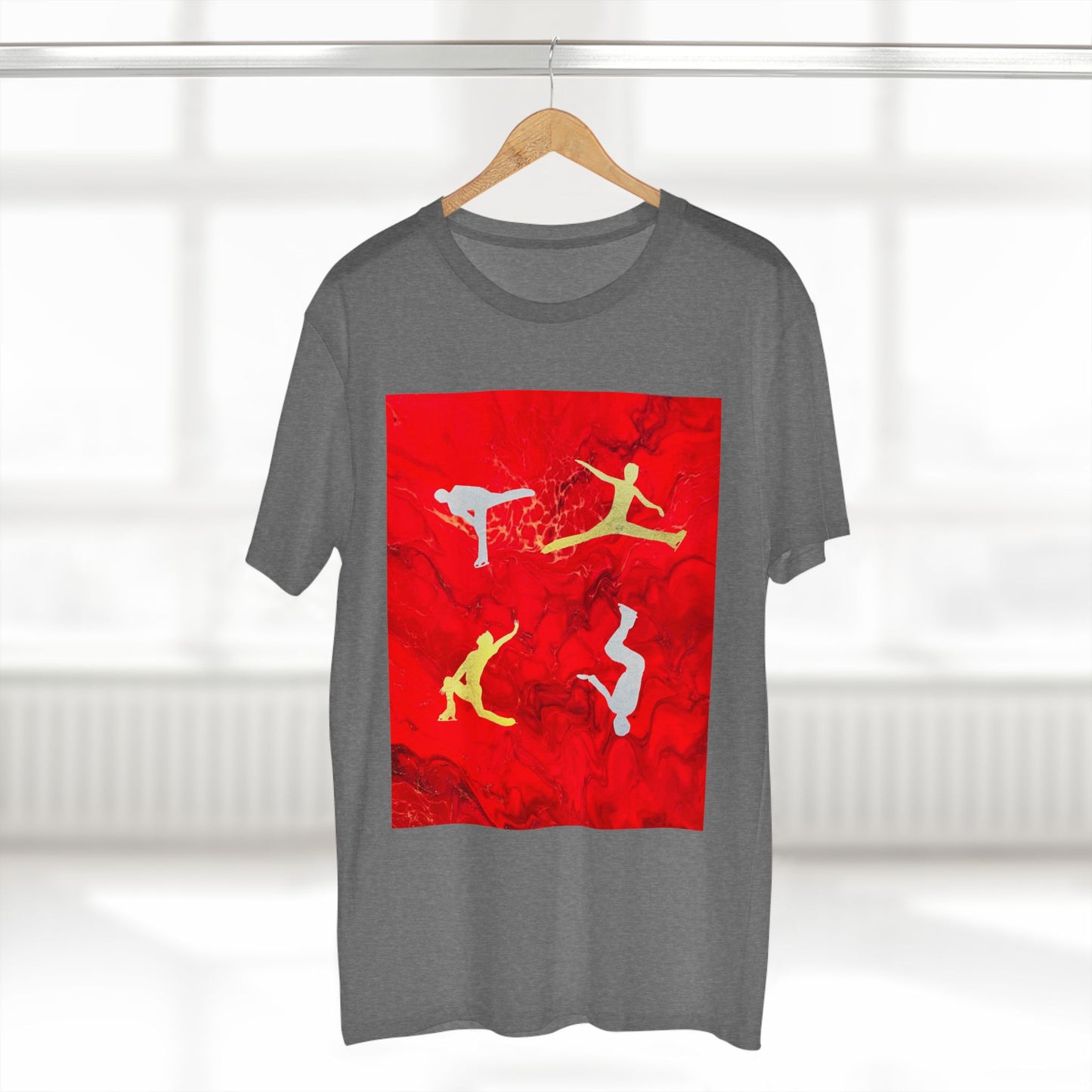 Staple-T-Shirt für Herren mit Eiskunstlauf-Design