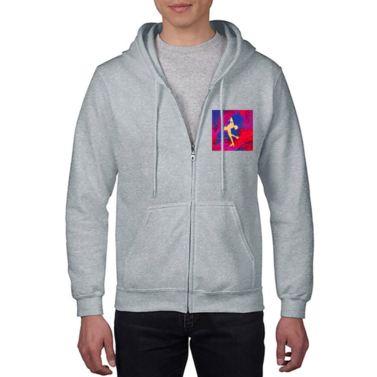 Figure skating Hoodie zip up sweatshirt