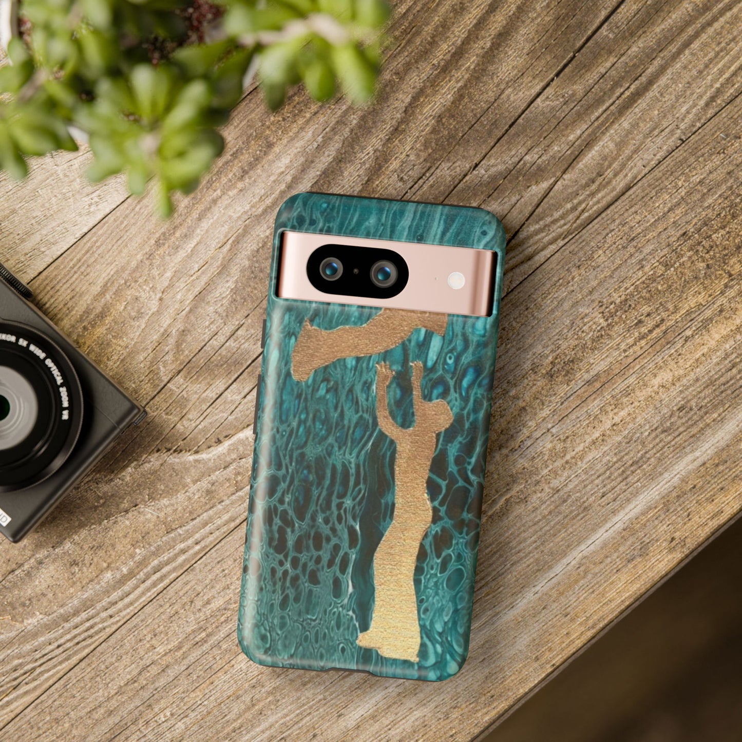 Handyhülle mit Eiskunstlauf-Motiv