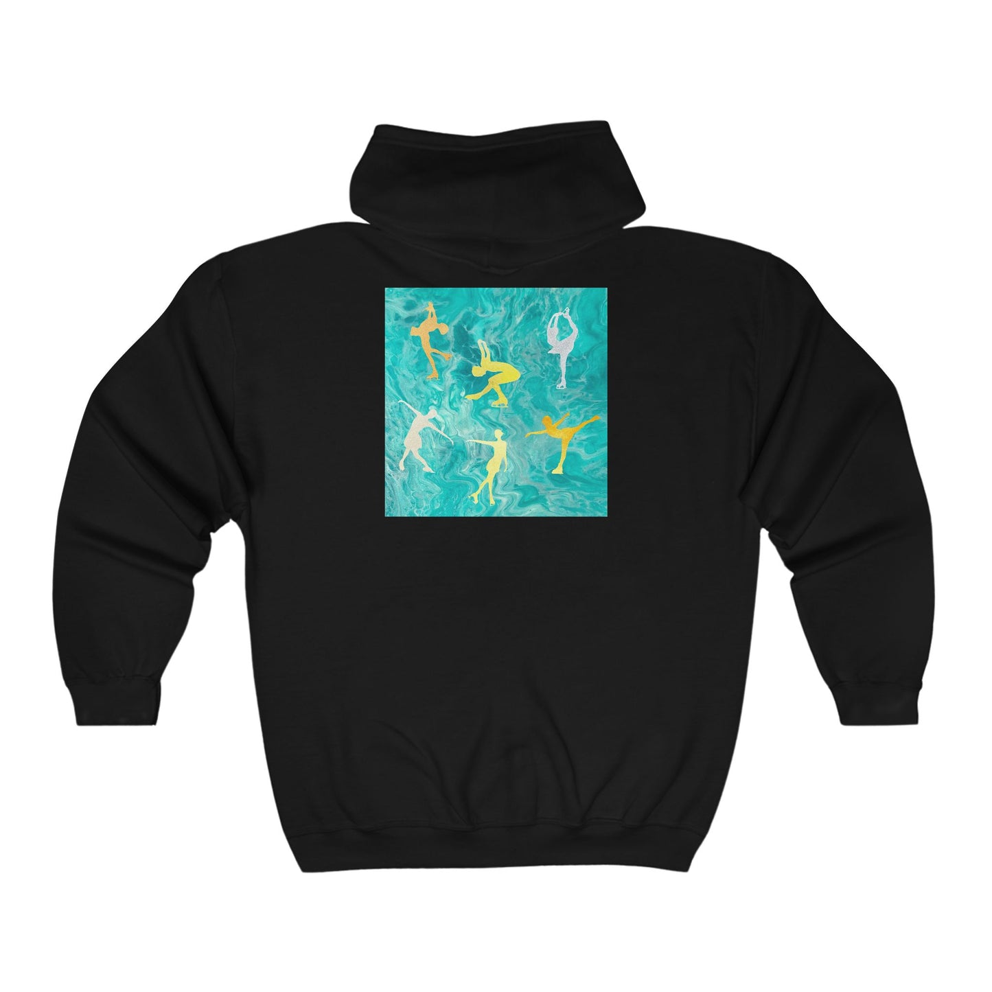 Figure skating Hoodie zip up sweatshirt