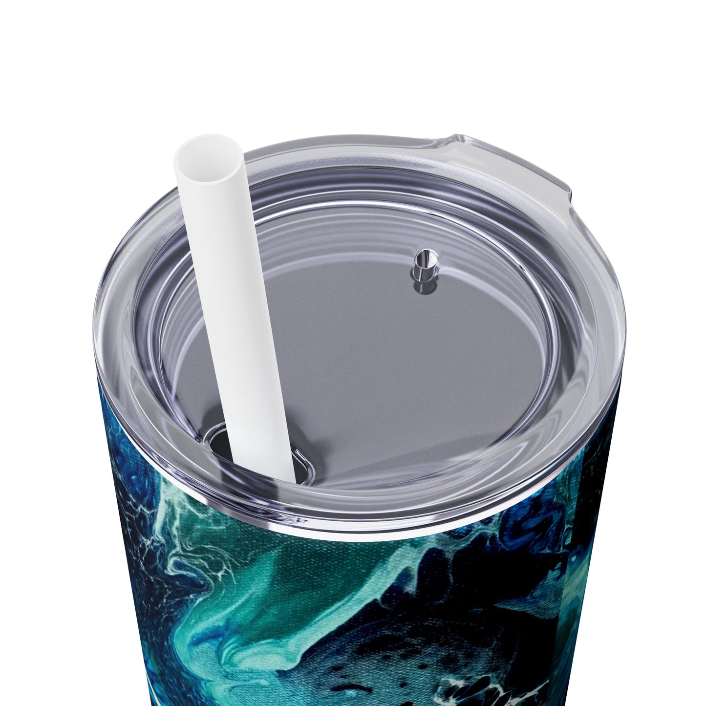 Skinny Tumbler mit Strohhalm, 20oz