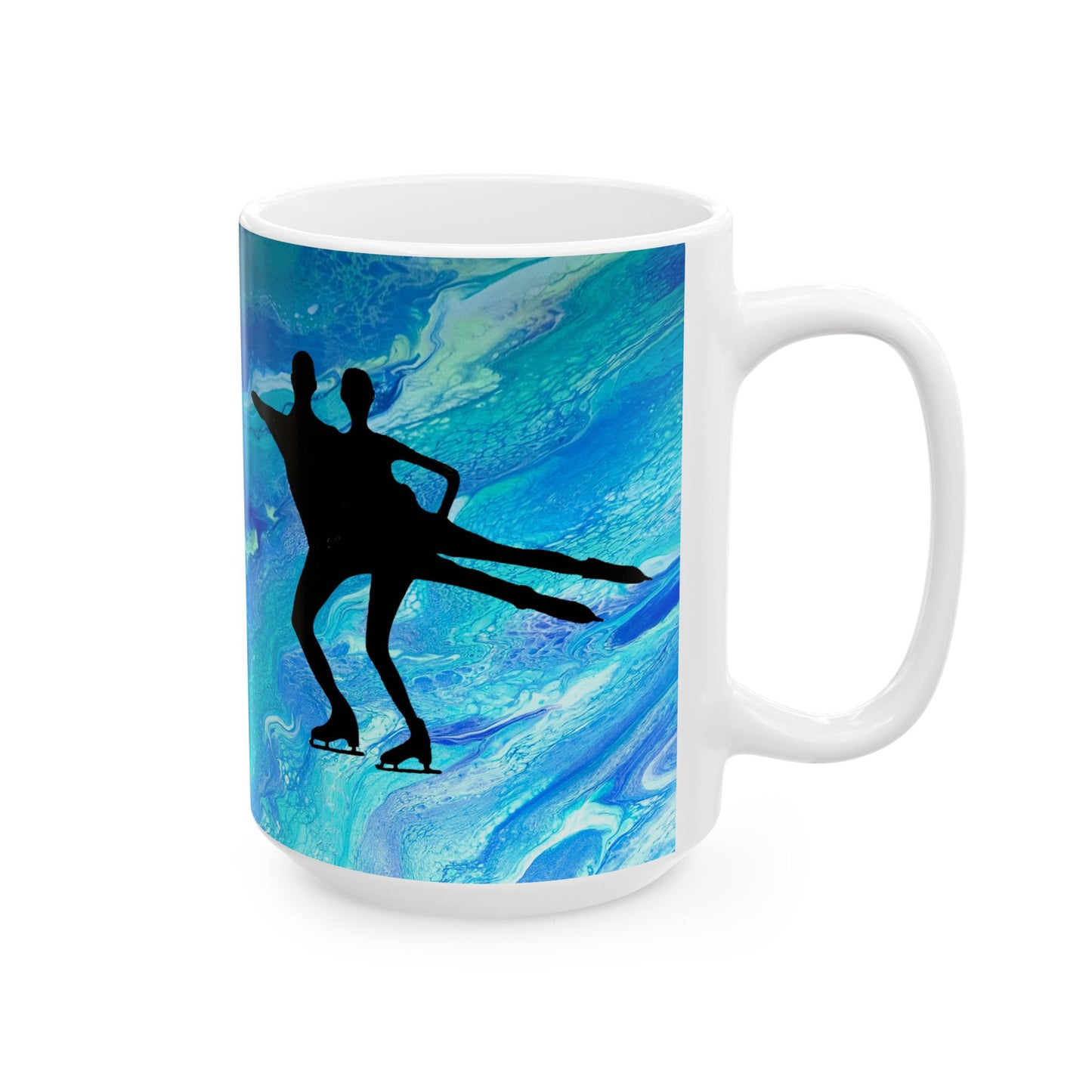 Figure Skating Ceramic Mug, (11oz, 15oz)