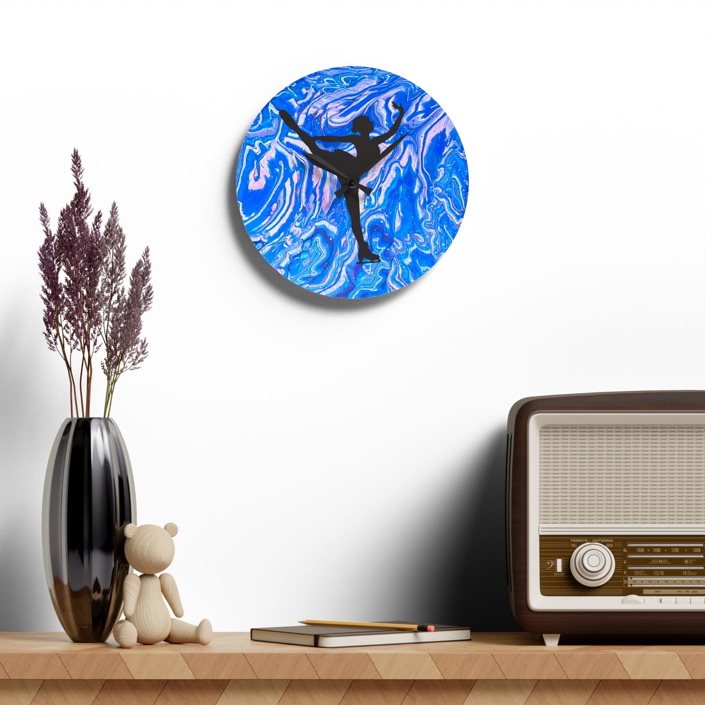 Figure Skating Wall Clock