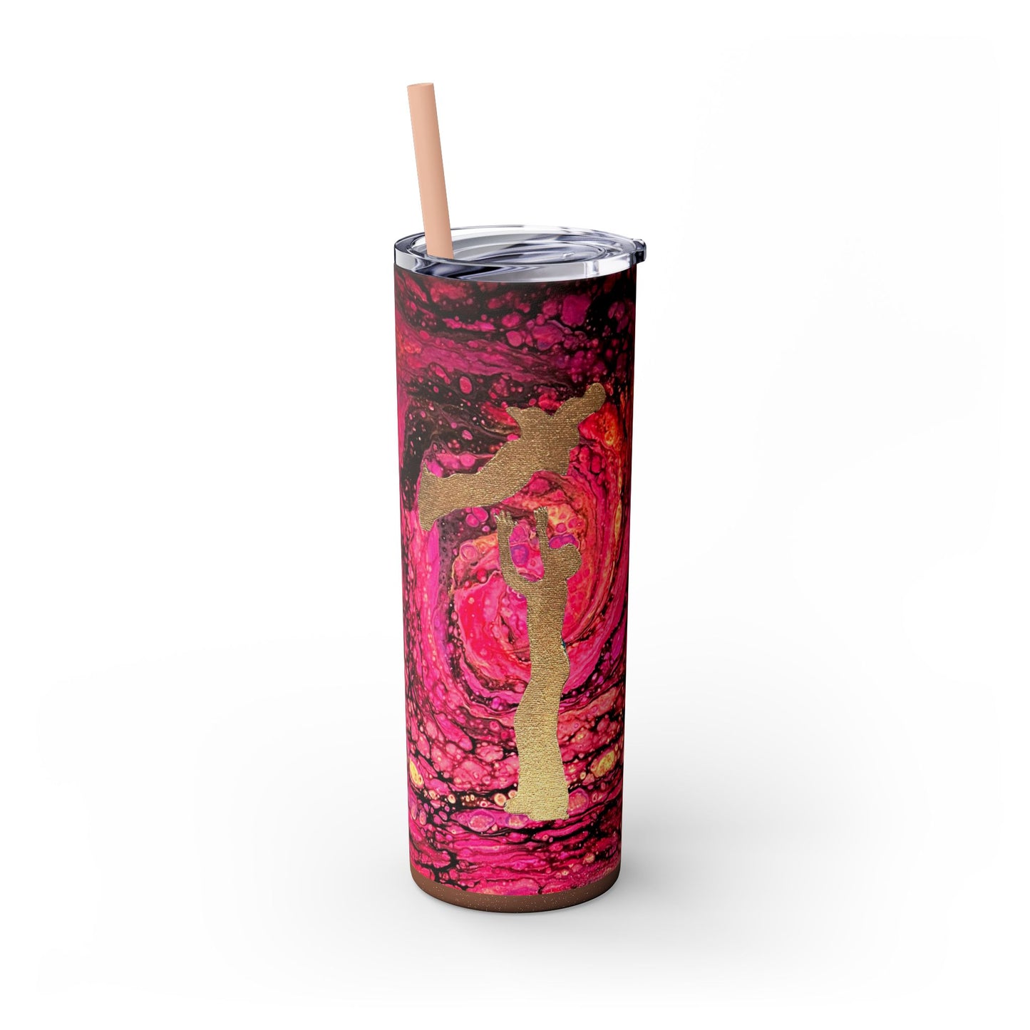 Figure Skating Tumbler, 20oz with straw