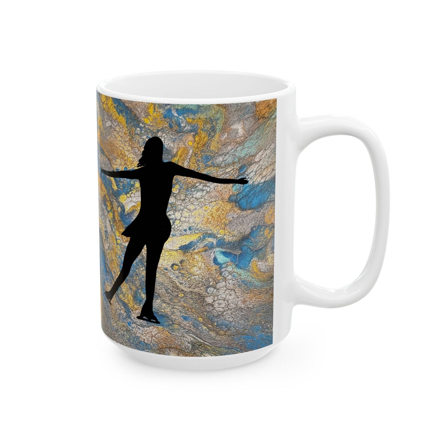Figure Skating Ceramic Mug, (11oz, 15oz)
