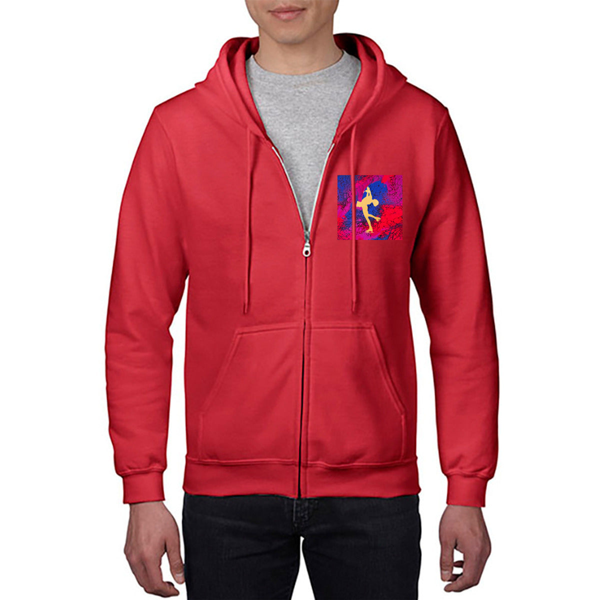 Figure skating Hoodie zip up sweatshirt