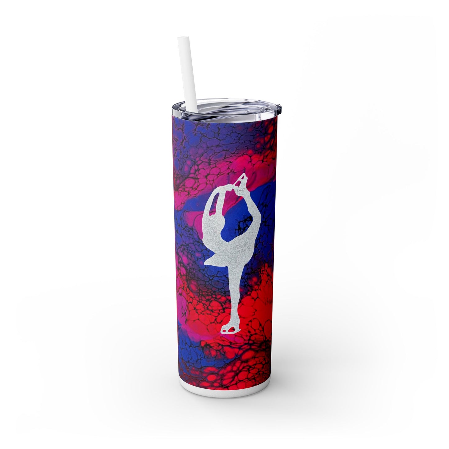 Figure Skating Tumbler, 20oz with straw
