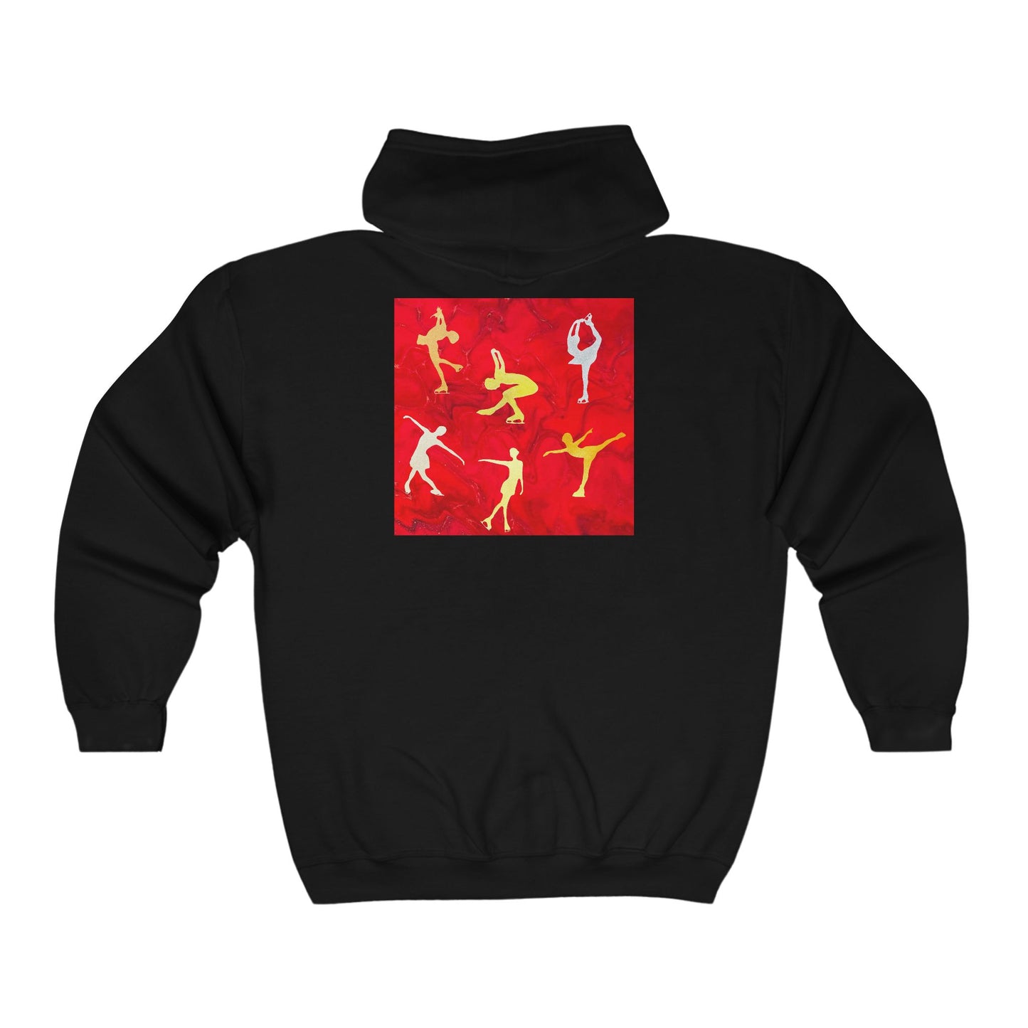 Figure skating Hoodie zip up sweatshirt