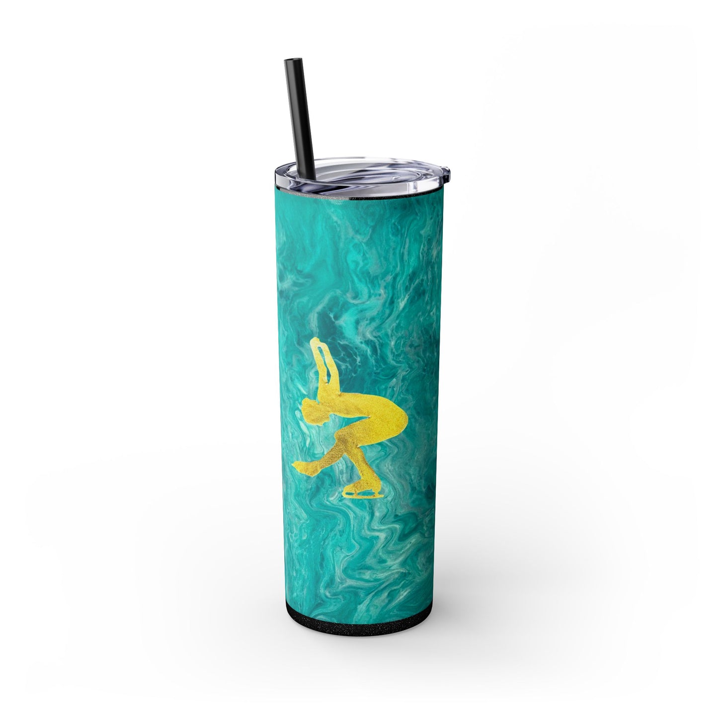 Figure Skating Tumbler,  20oz with straw