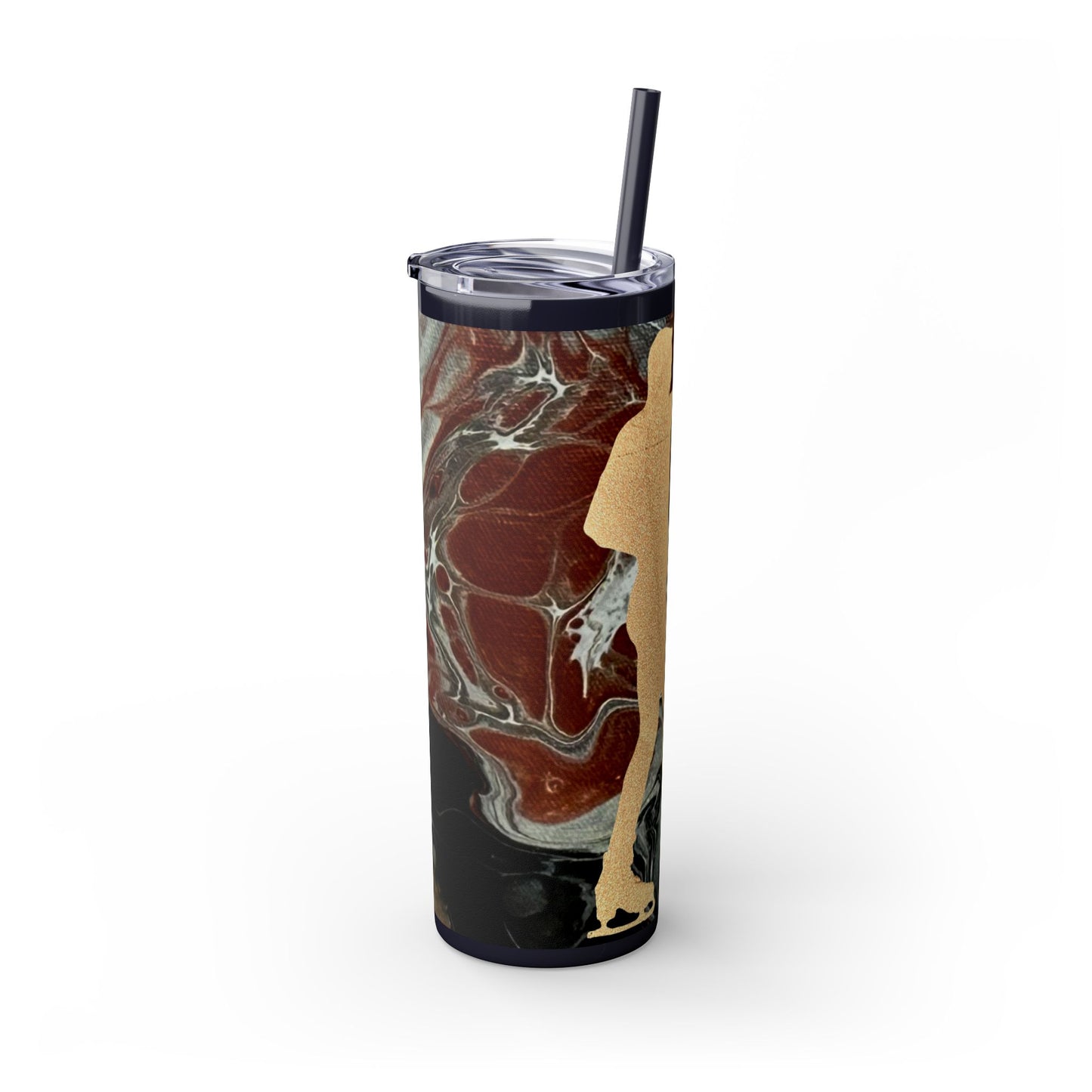 Figure Skating Tumbler, 20oz with straw