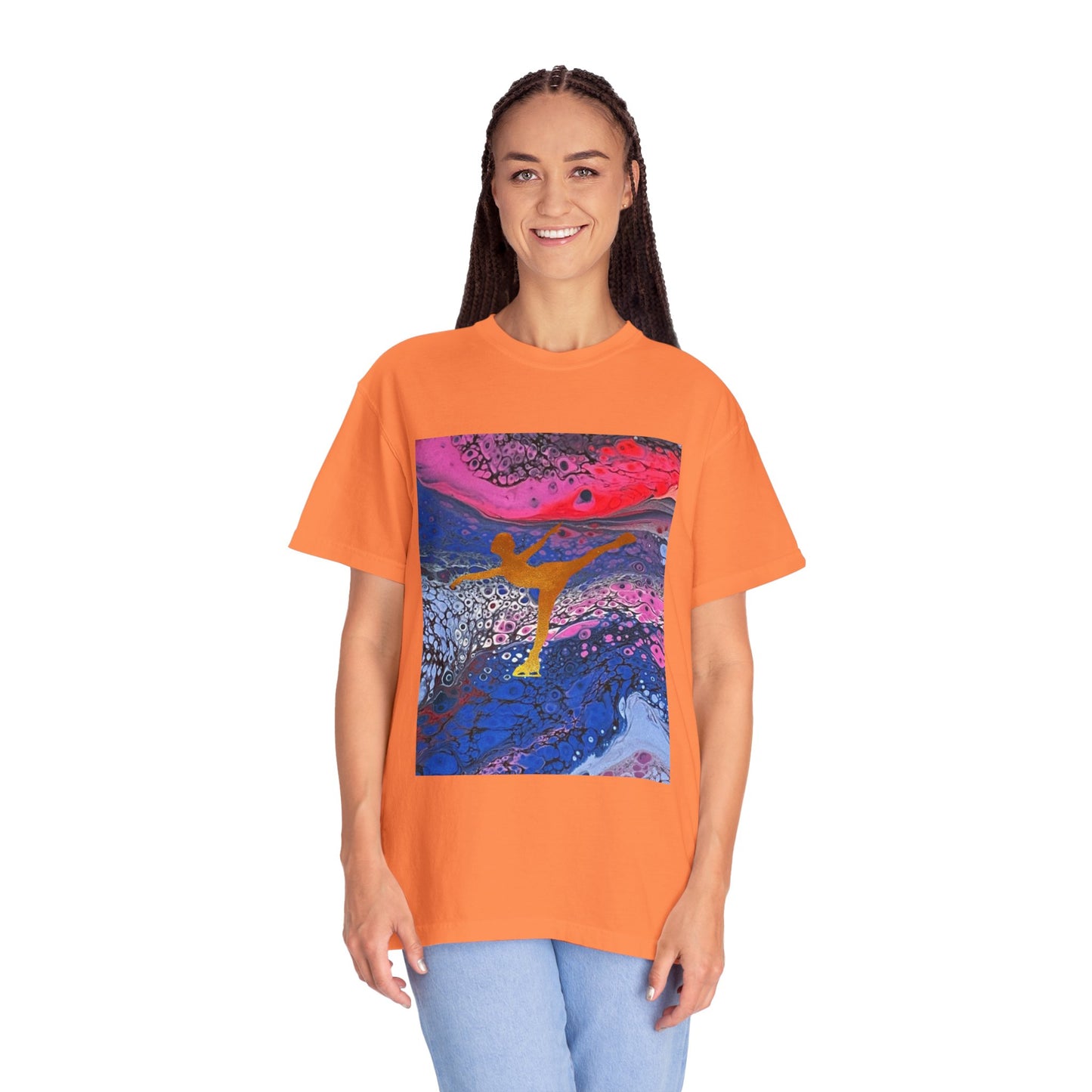 Figure Skating T-shirt—Unisex Garment-Dyed Tee