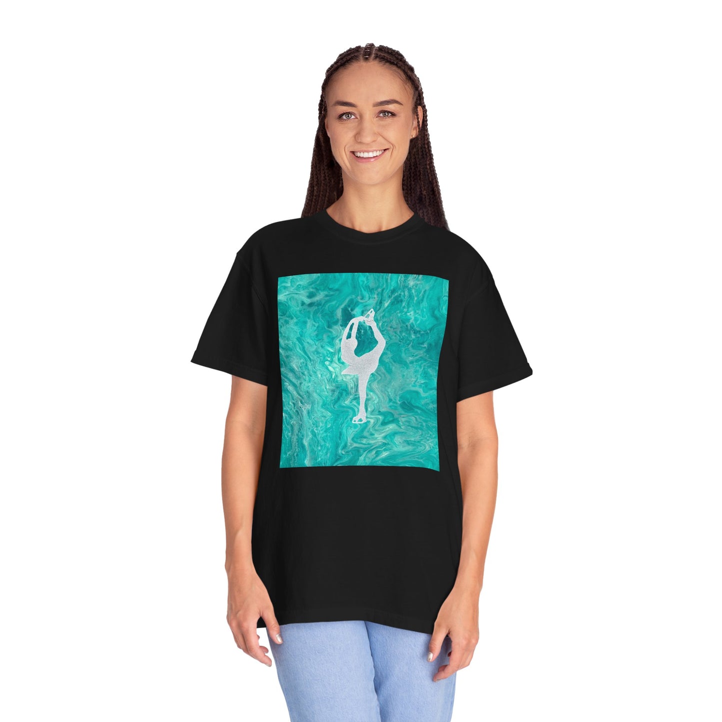 Figure Skating T-shirt—Unisex Garment-Dyed Tee