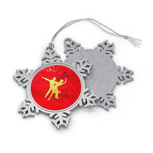 Pewter Snowflake Ornament