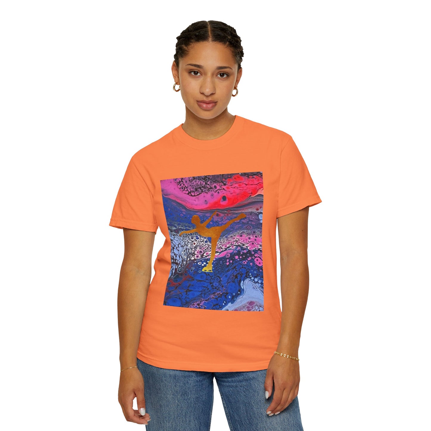 Figure Skating T-shirt—Unisex Garment-Dyed Tee