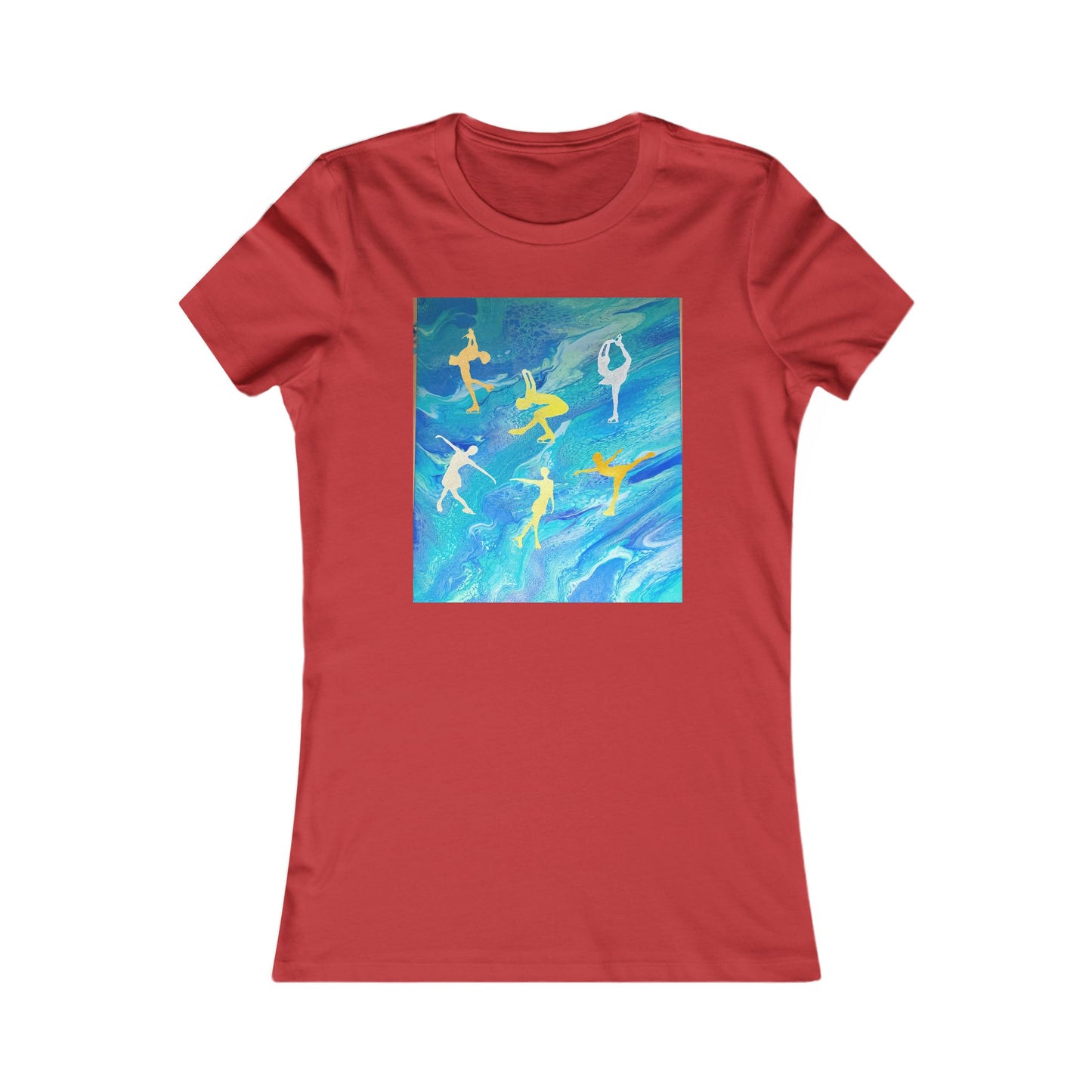 Ladies figure skating T-shirt