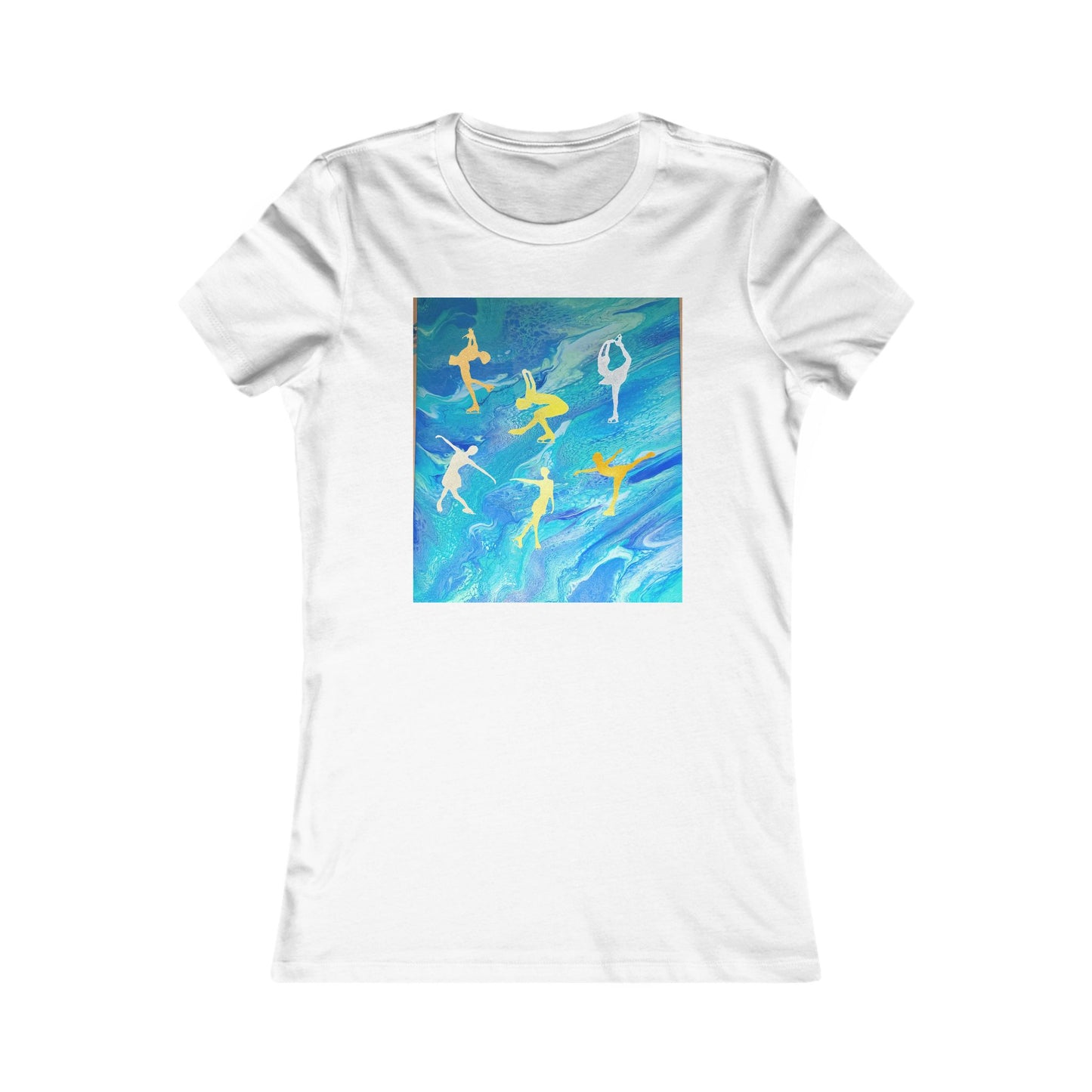 Ladies figure skating T-shirt
