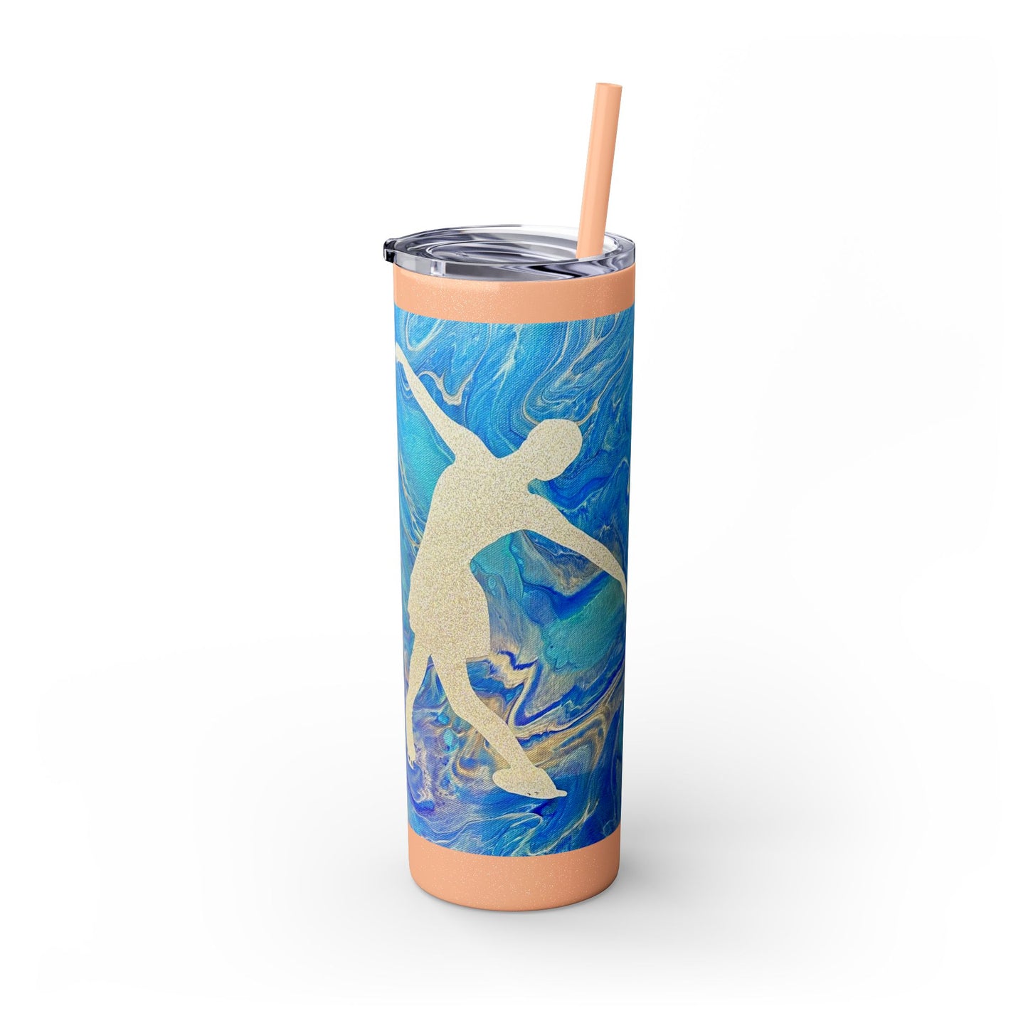 Figure Skating Tumbler, 20oz with straw