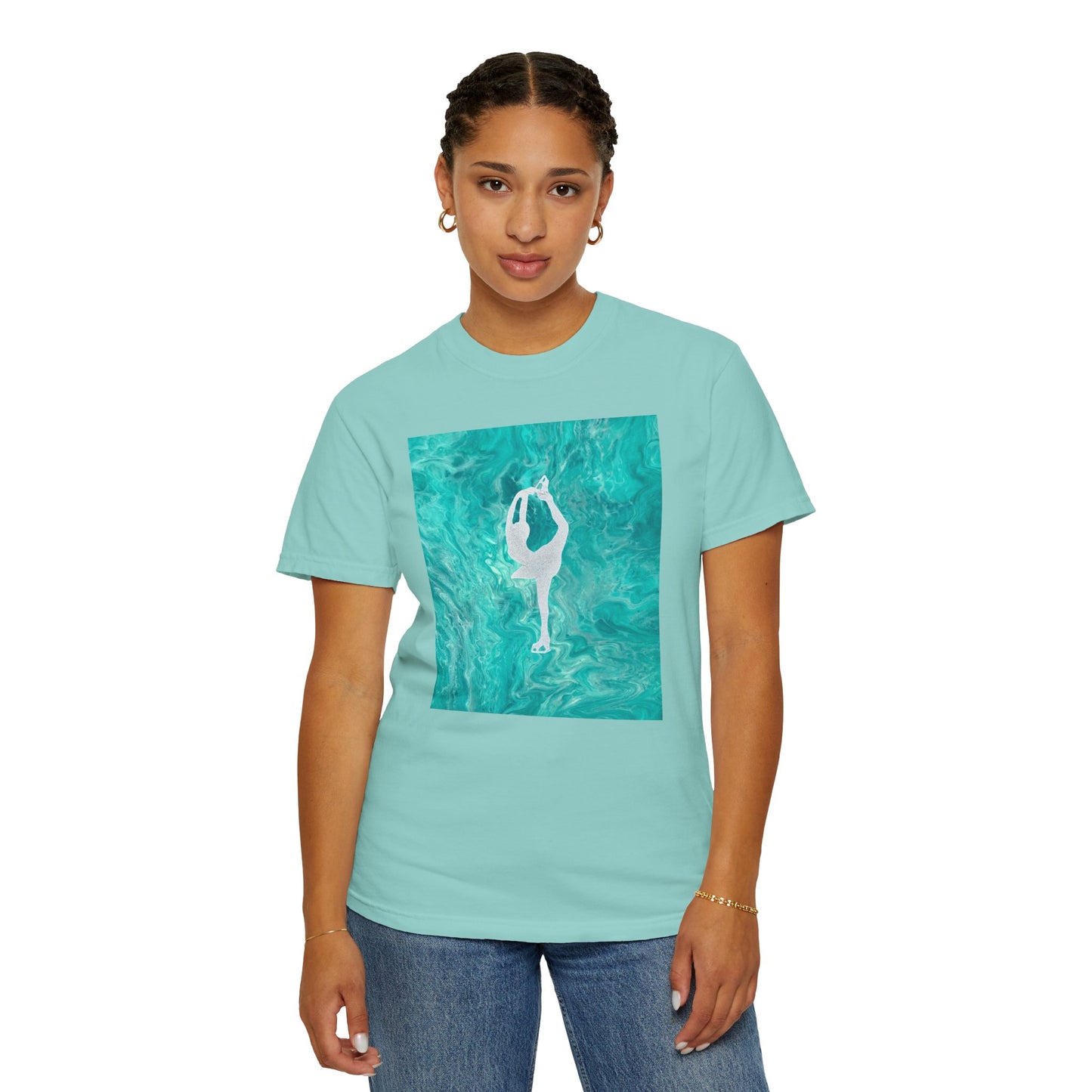 Figure Skating T-shirt—Unisex Garment-Dyed Tee