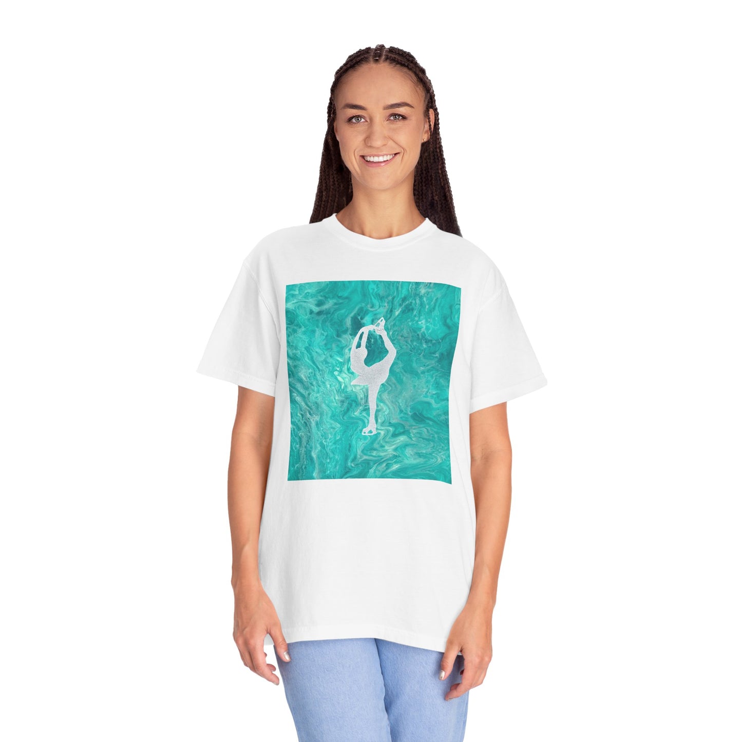 Figure Skating T-shirt—Unisex Garment-Dyed Tee