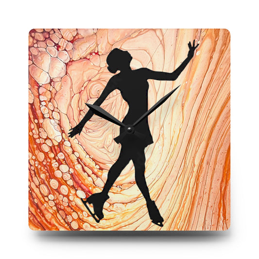 Figure Skating Wall Clock