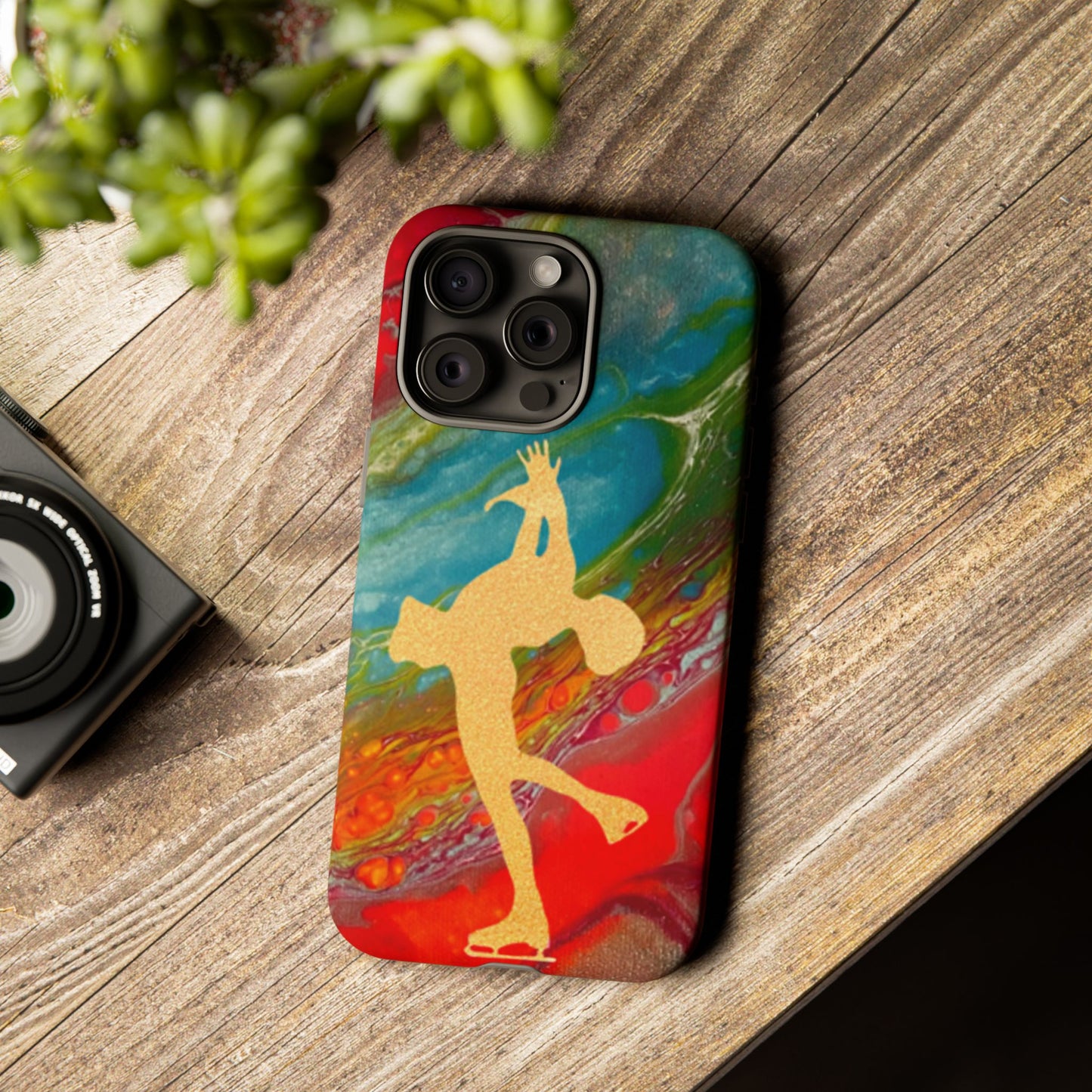 Figure skating phone cases