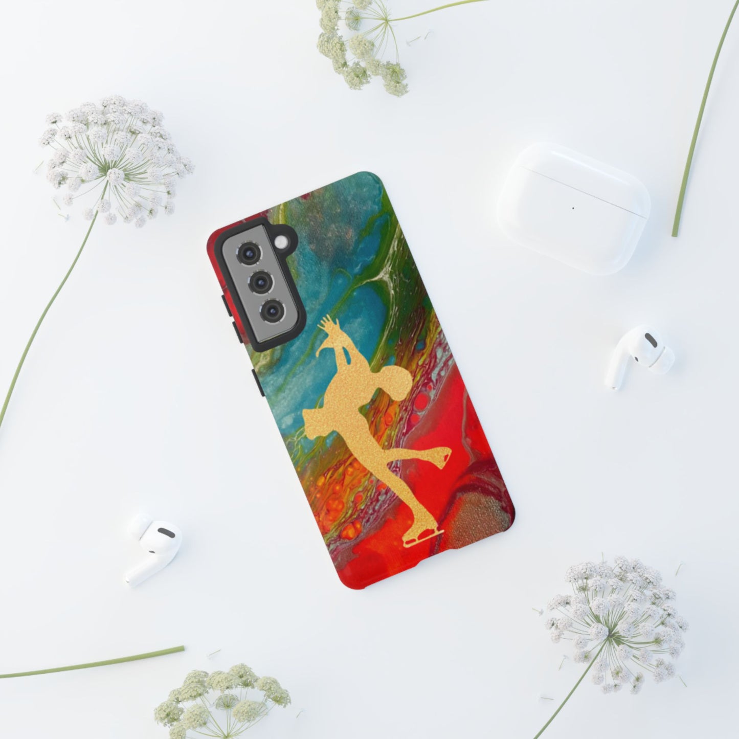 Figure skating phone cases