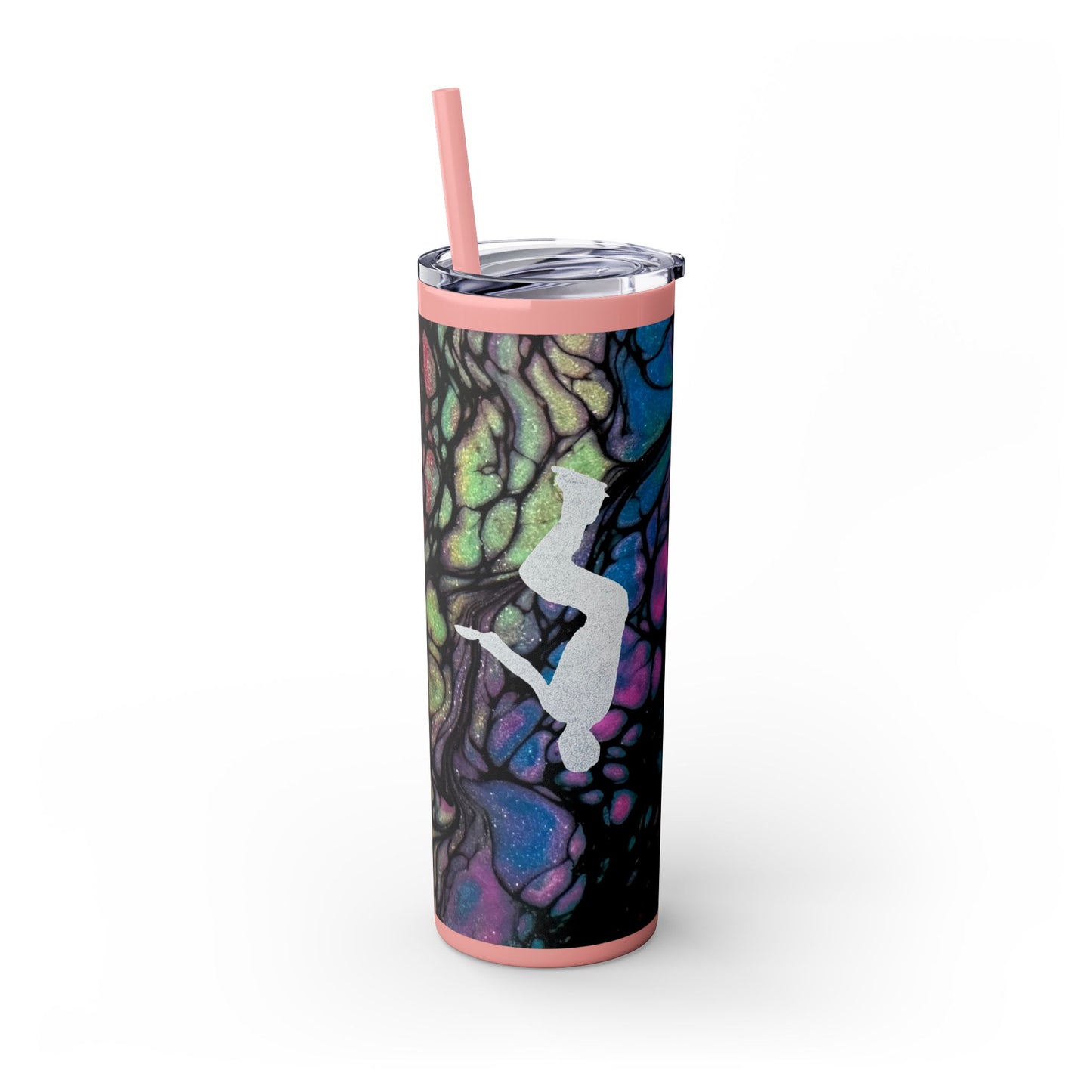 Figure Skating Tumbler,  20oz with straw