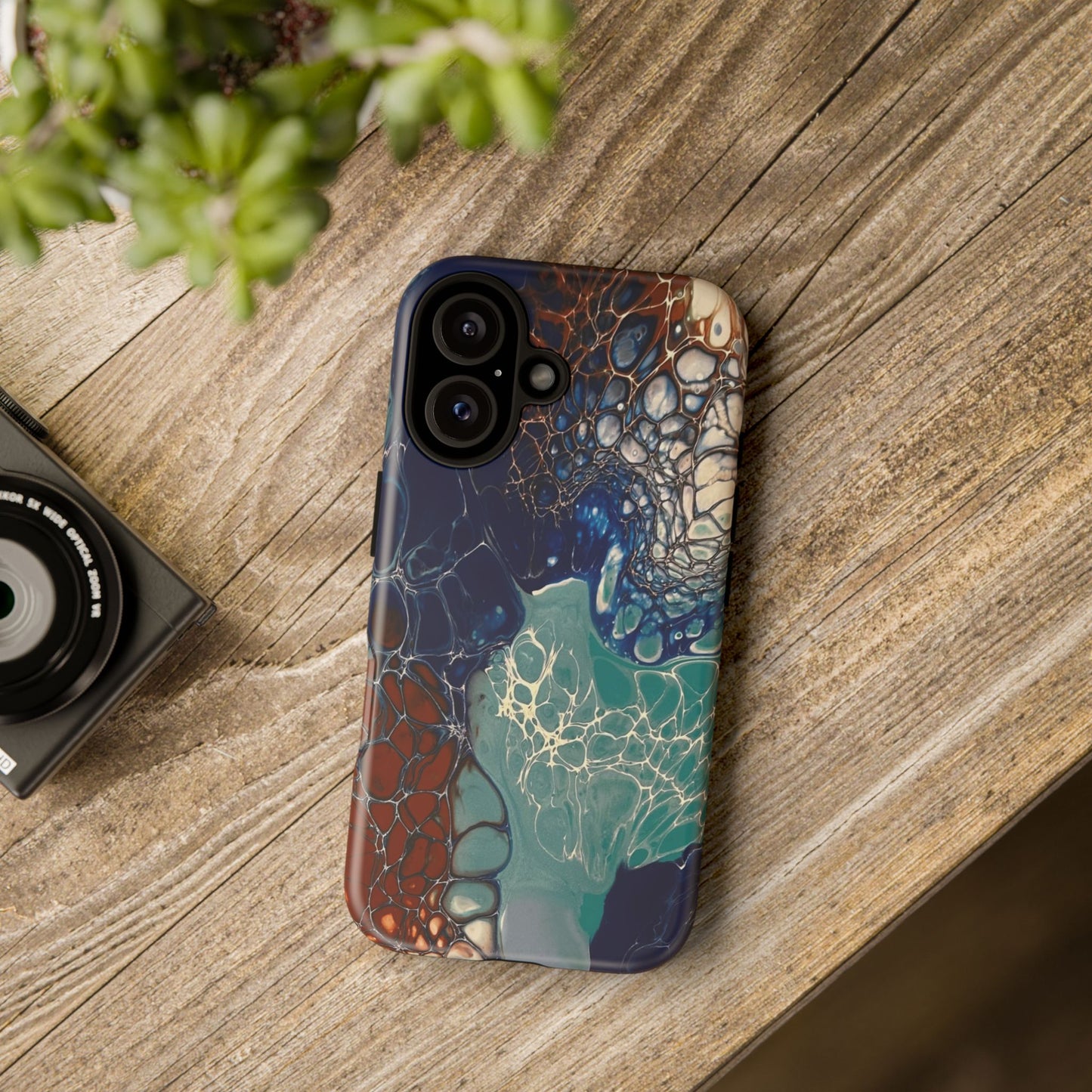 Phone Case for iPhone, Samsung and Google pixel devices -Artwork Design, Tough Protection