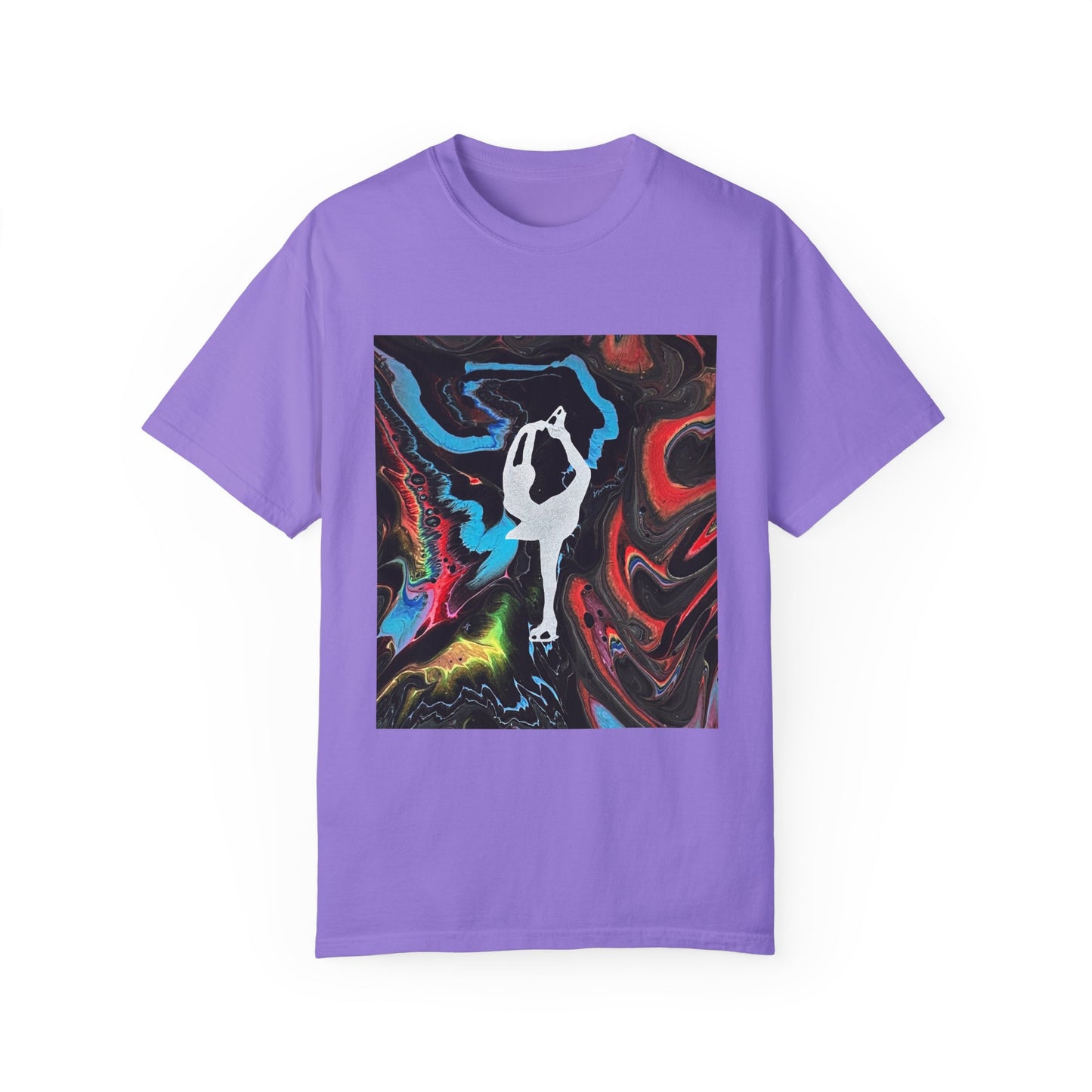 Figure Skating t-shirt,—Unisex Garment-Dyed Tee