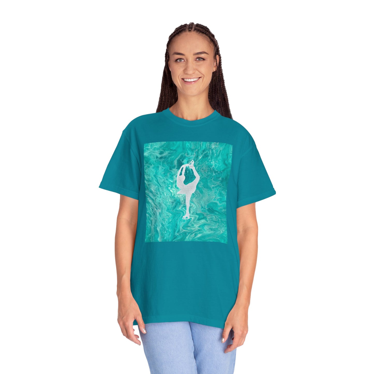 Figure Skating T-shirt—Unisex Garment-Dyed Tee