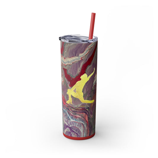 Figure Skating Tumbler, 20oz with straw