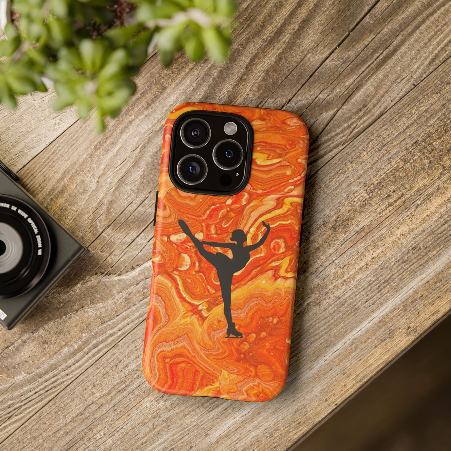 Figure skating phone case