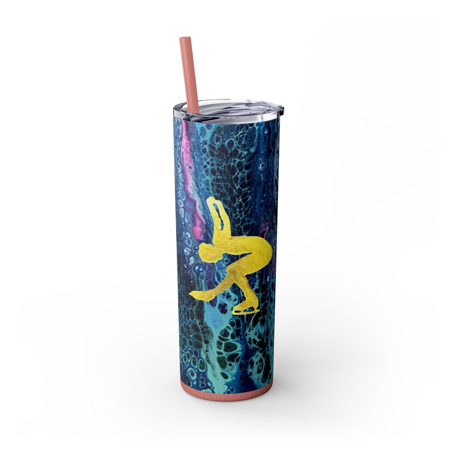 Figure Skating Tumbler, 20oz with straw