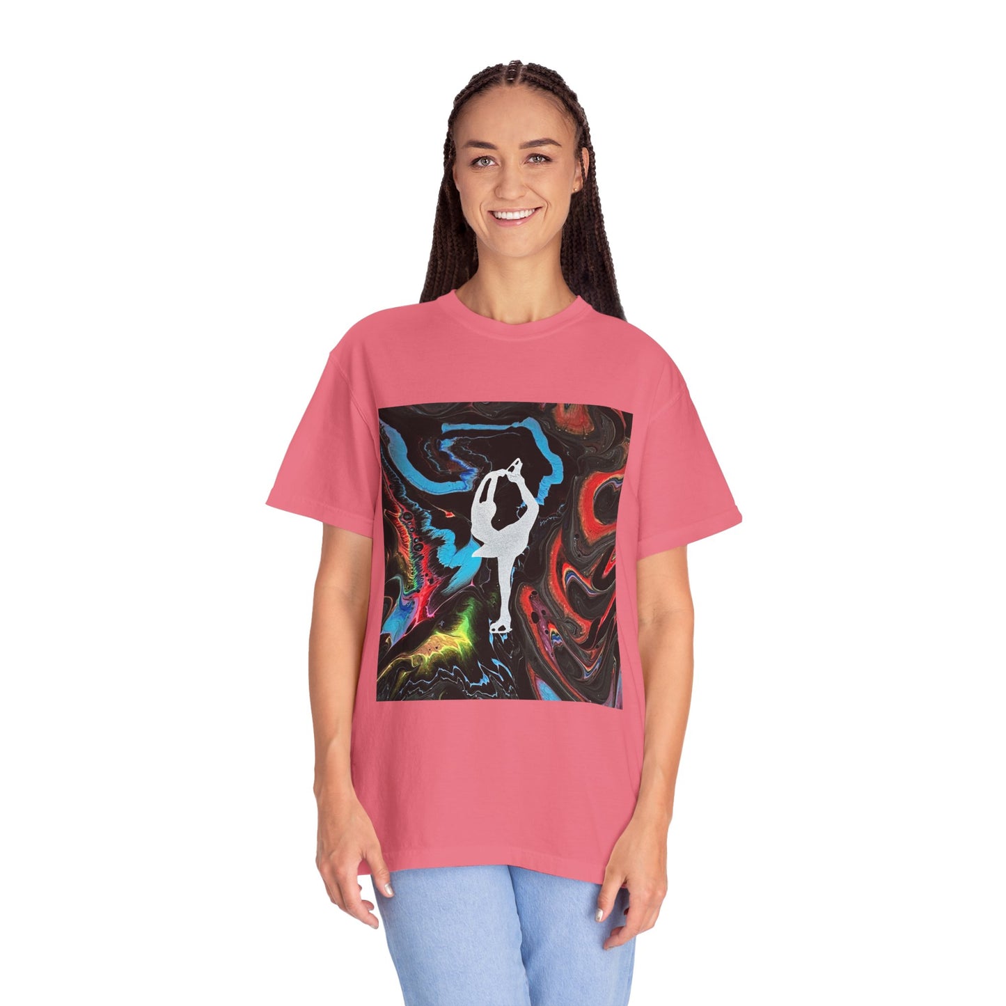 Figure Skating t-shirt,—Unisex Garment-Dyed Tee