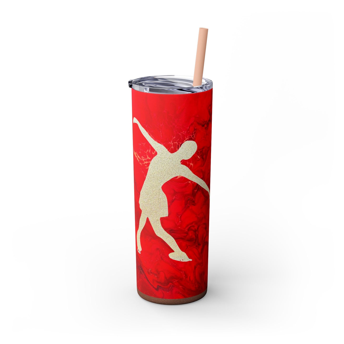 Figure Skating Tumbler, 20oz with straw