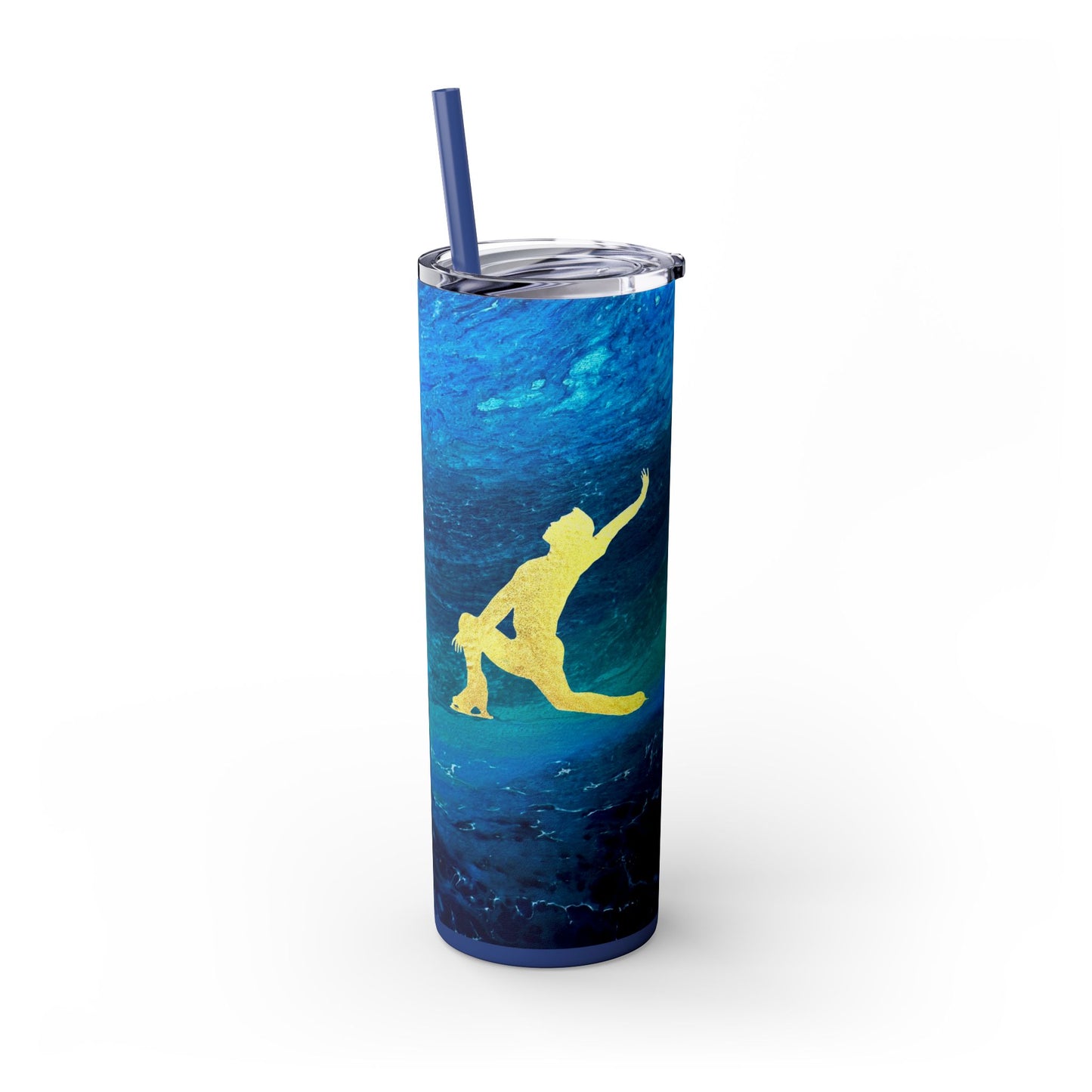 Figure Skating Tumbler, 20oz with straw