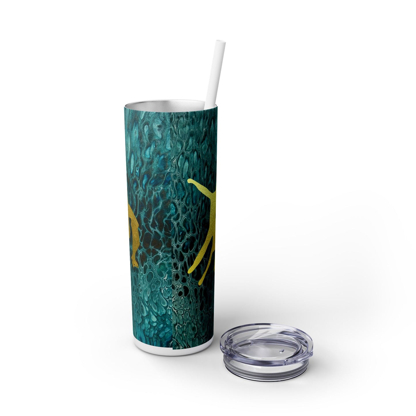 Figure Skating Tumbler, 20oz with straw