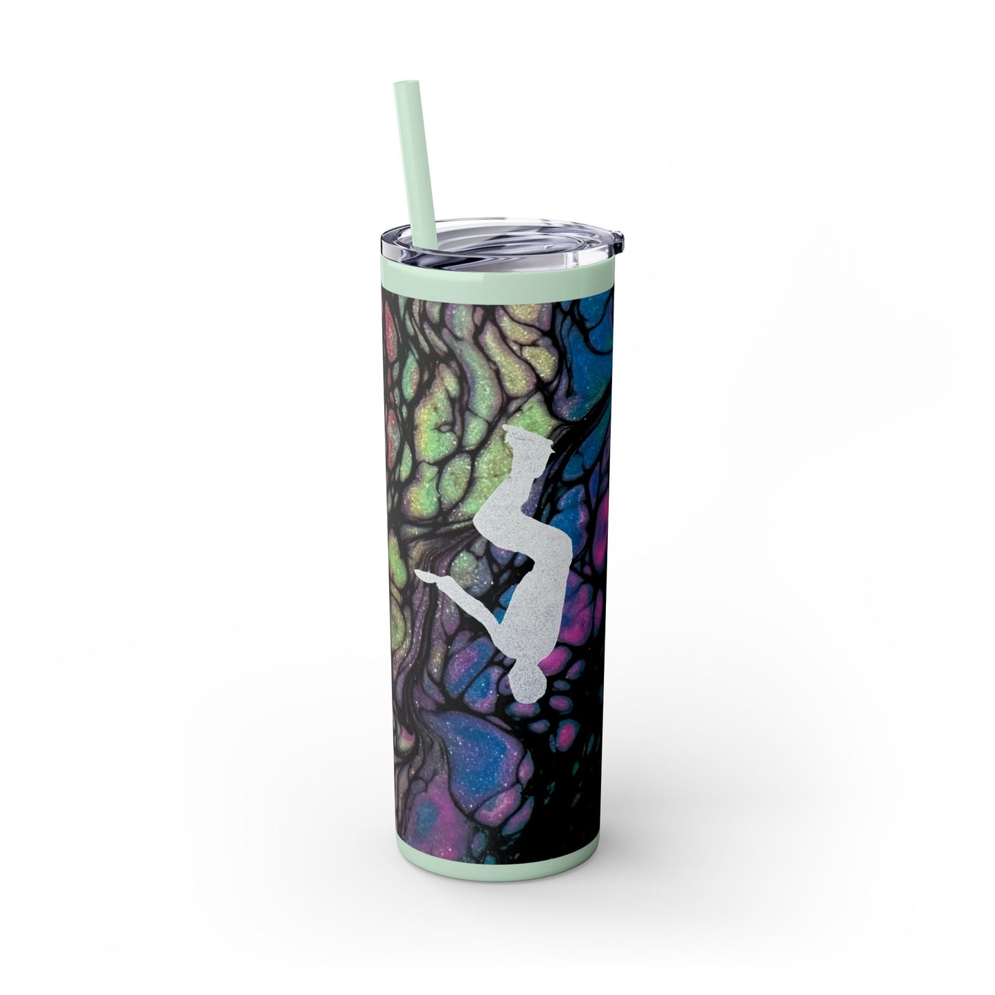 Figure Skating Tumbler,  20oz with straw