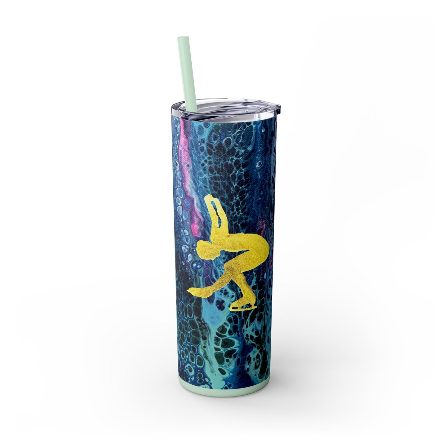 Figure Skating Tumbler, 20oz with straw