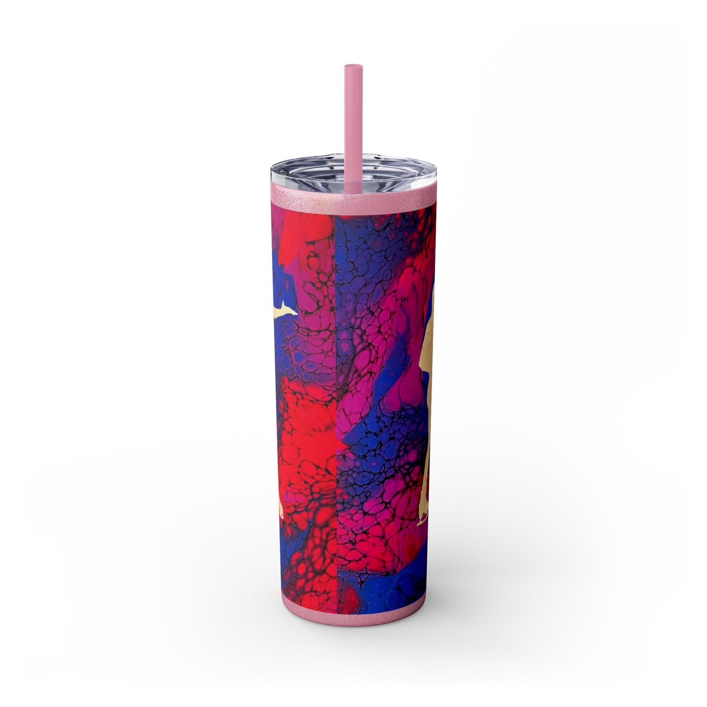 Figure Skating Tumbler, 20oz with straw