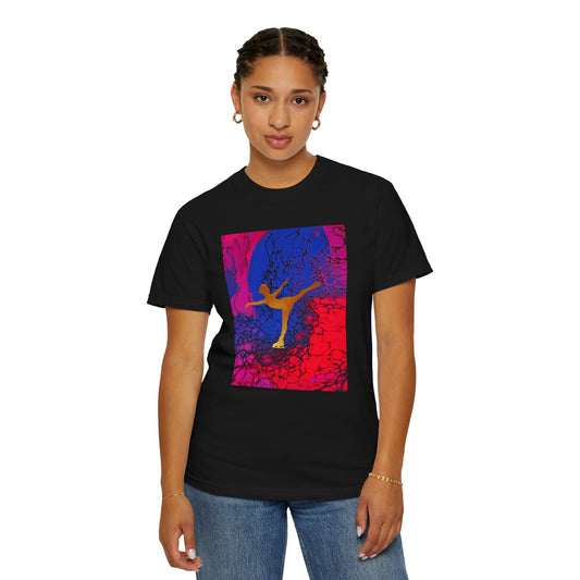 Figure Skating T-shirt—Unisex Garment-Dyed Tee