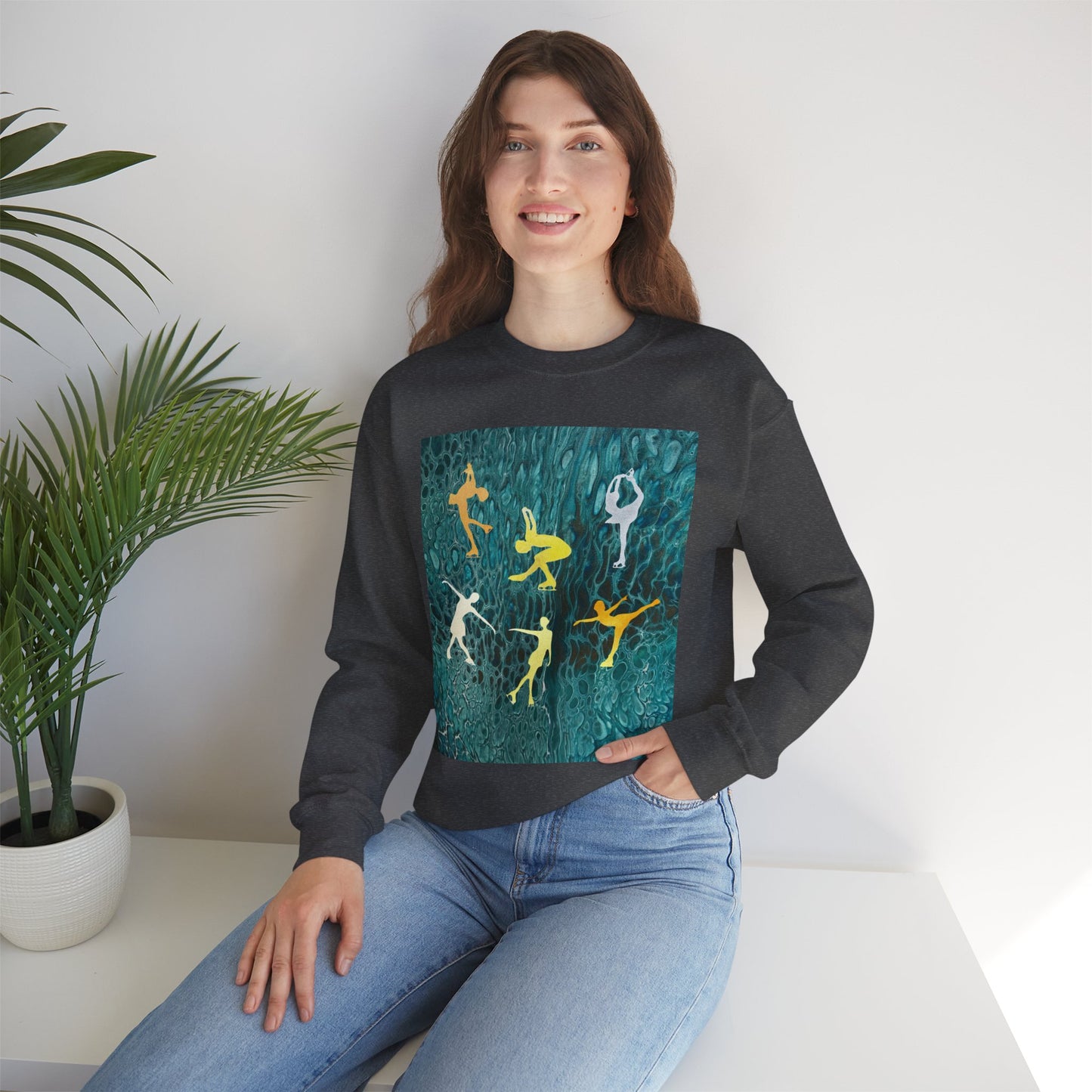 Unisex Figure Skating crewneck Sweatshirt