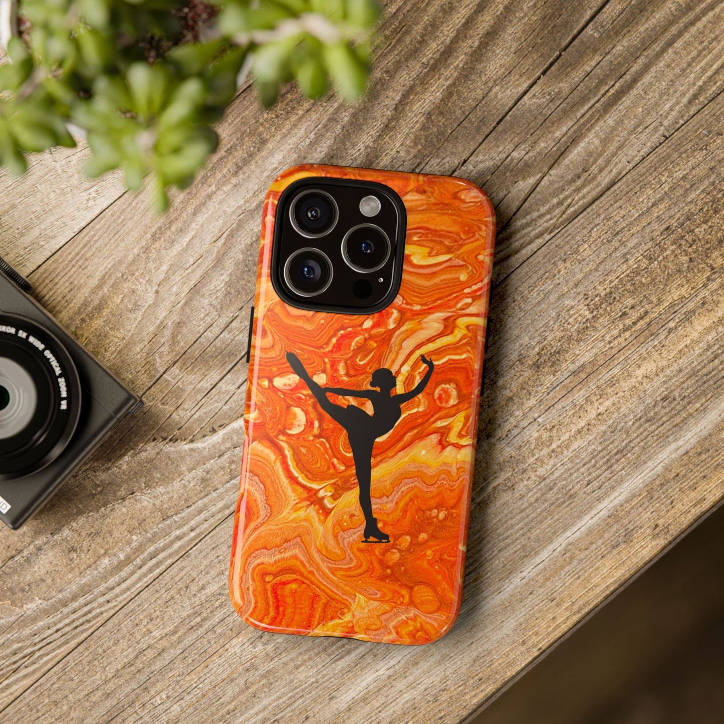 Figure skating phone case