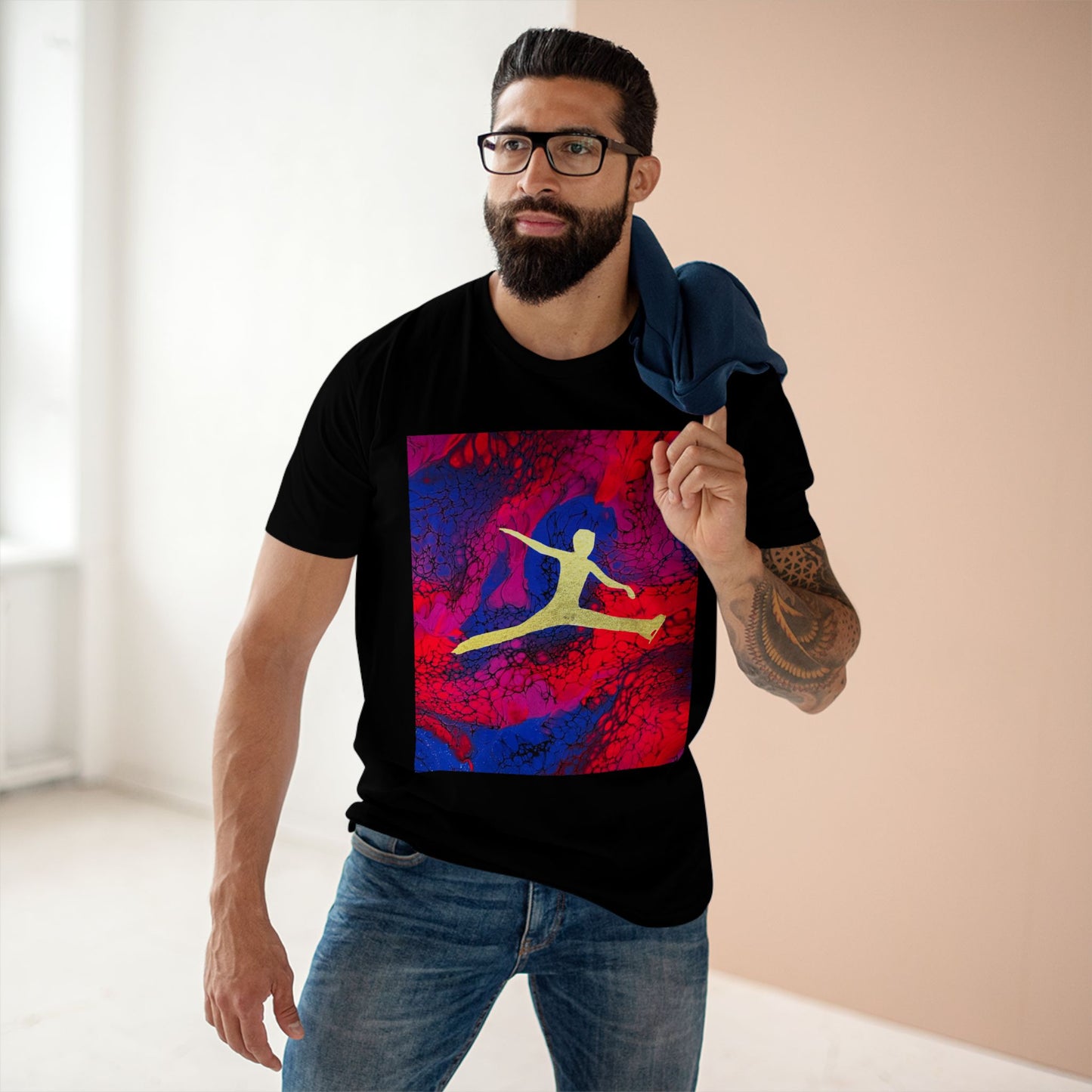 Men's figure skating T-shirt