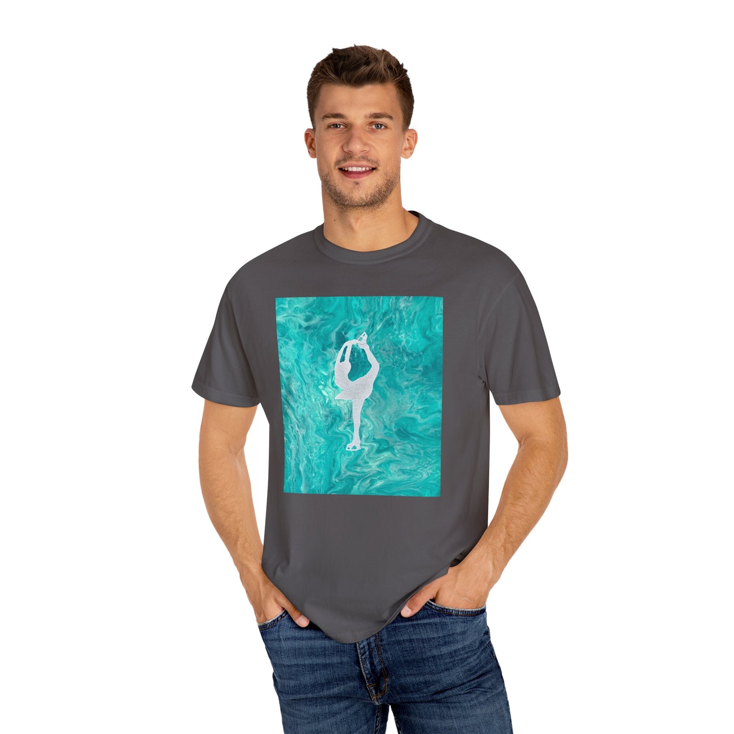 Figure Skating T-shirt—Unisex Garment-Dyed Tee