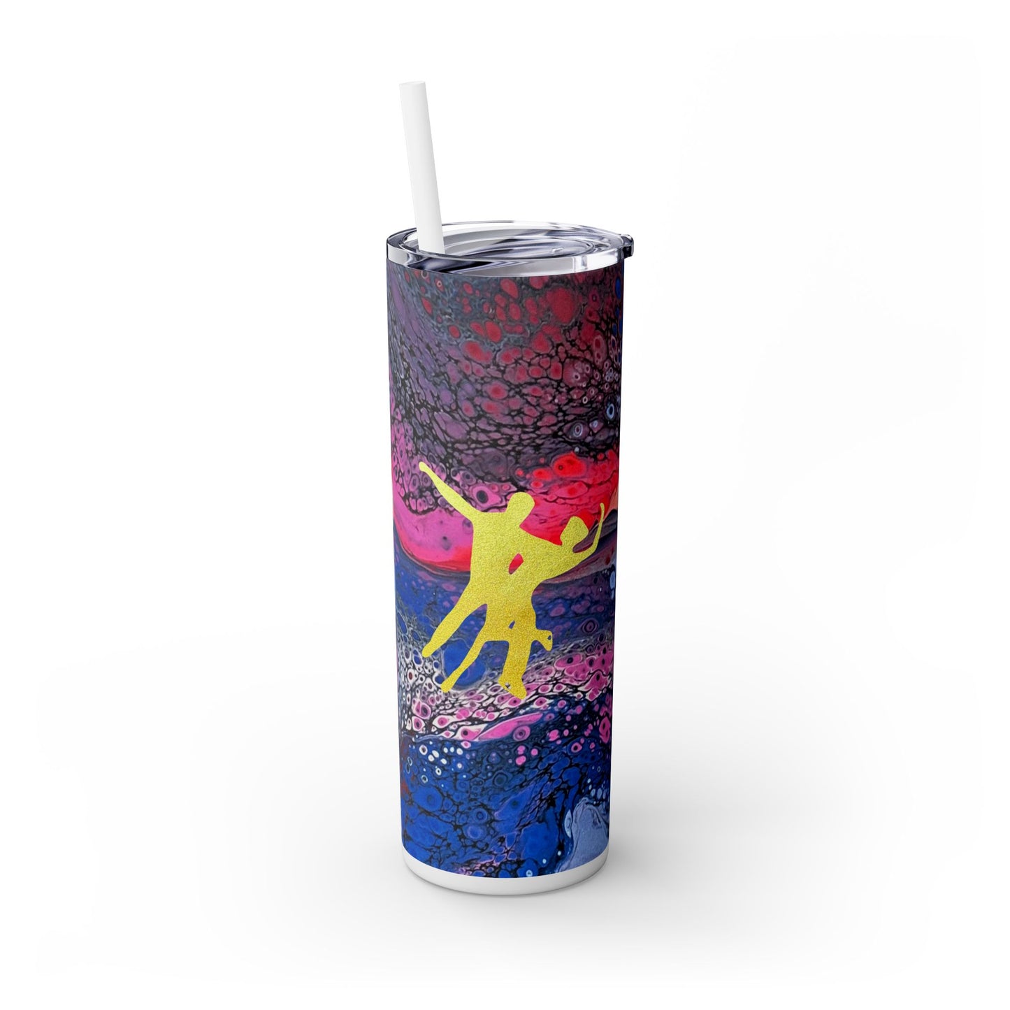 Figure Skating Tumbler, 20oz with straw