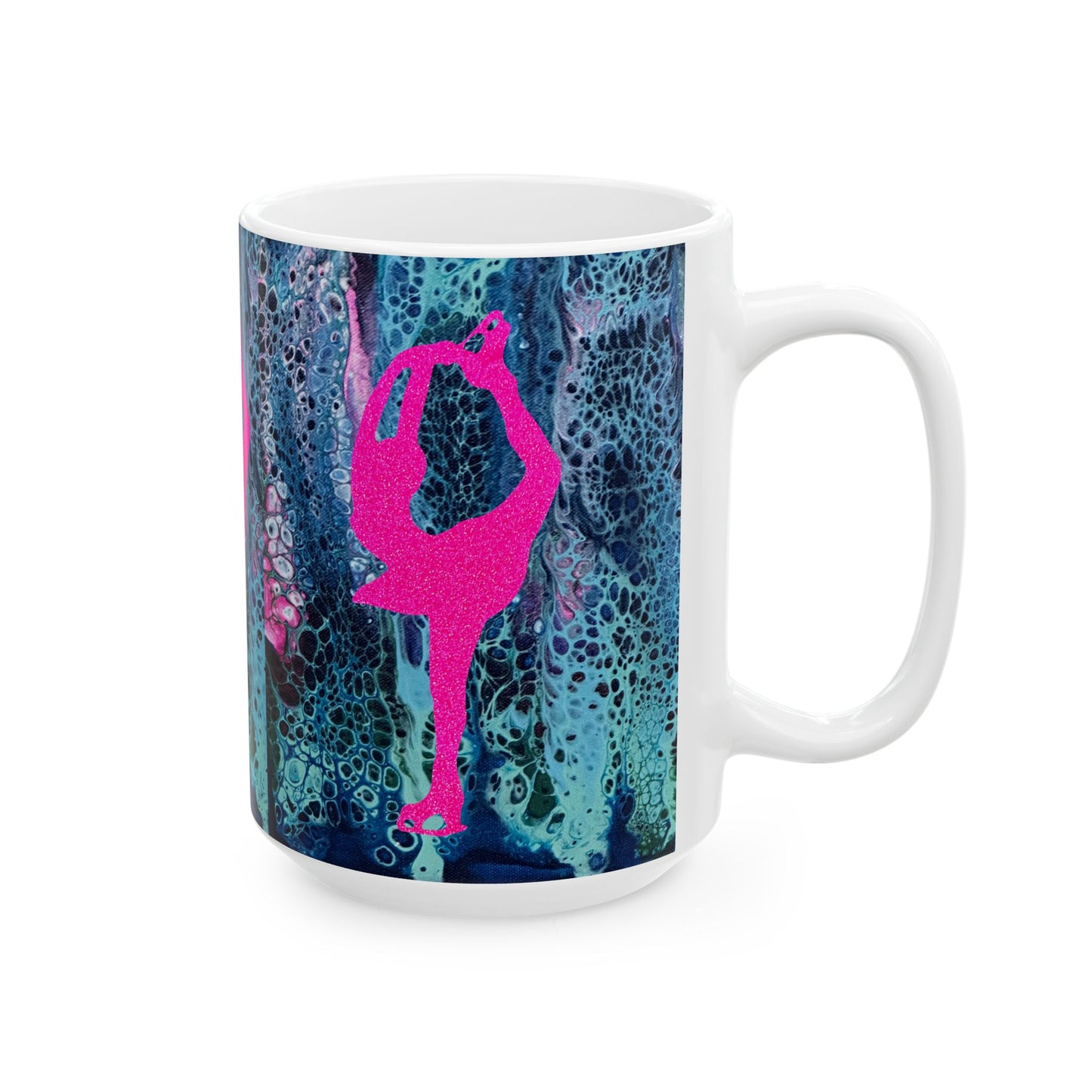 Figure Skating Ceramic Mug, (11oz, 15oz)