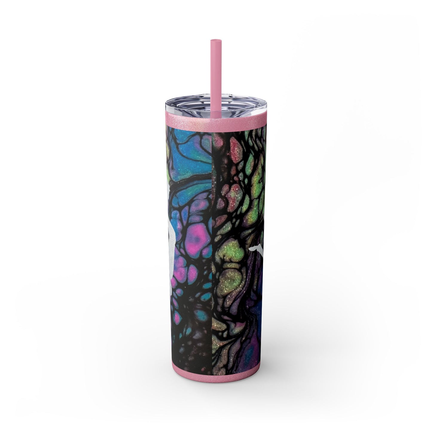 Figure Skating Tumbler,  20oz with straw