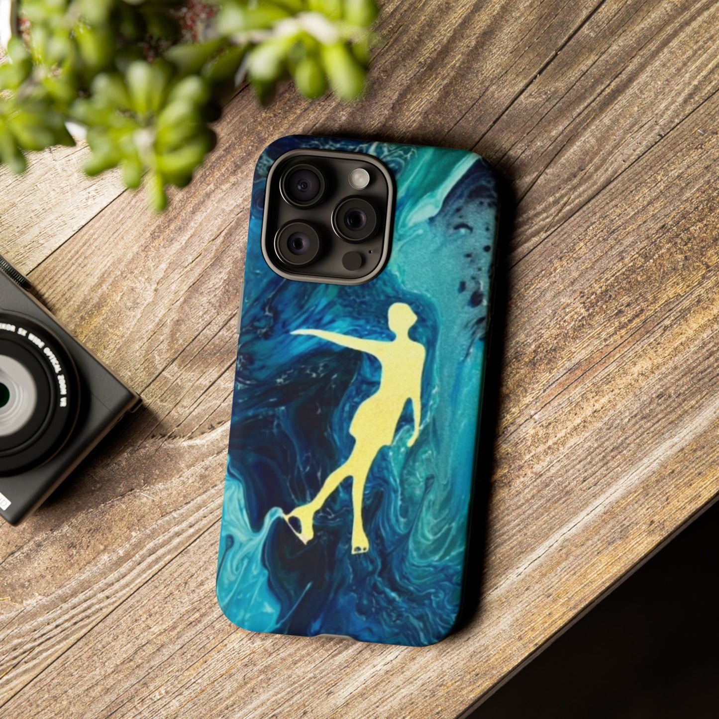 Figure skating phone case